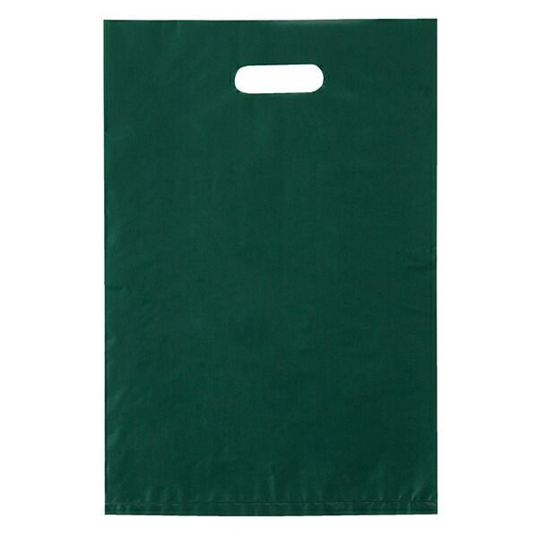 【まとめ買い10個セット品】ポリ袋ハード ダークグリーン50×60cm50枚  61-782-23-4 【 ラッピング用品 レジ袋・ポリ袋 スクエアバッグ（無地） ポリ袋ハード型 カラー ダークグリーン 】
