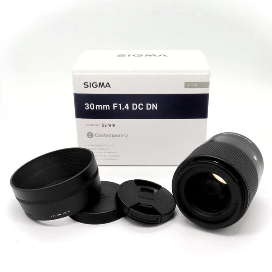 中古】SIGMA 30mm F1.4 DC DN | Contemporary C016 | Canon EF-M