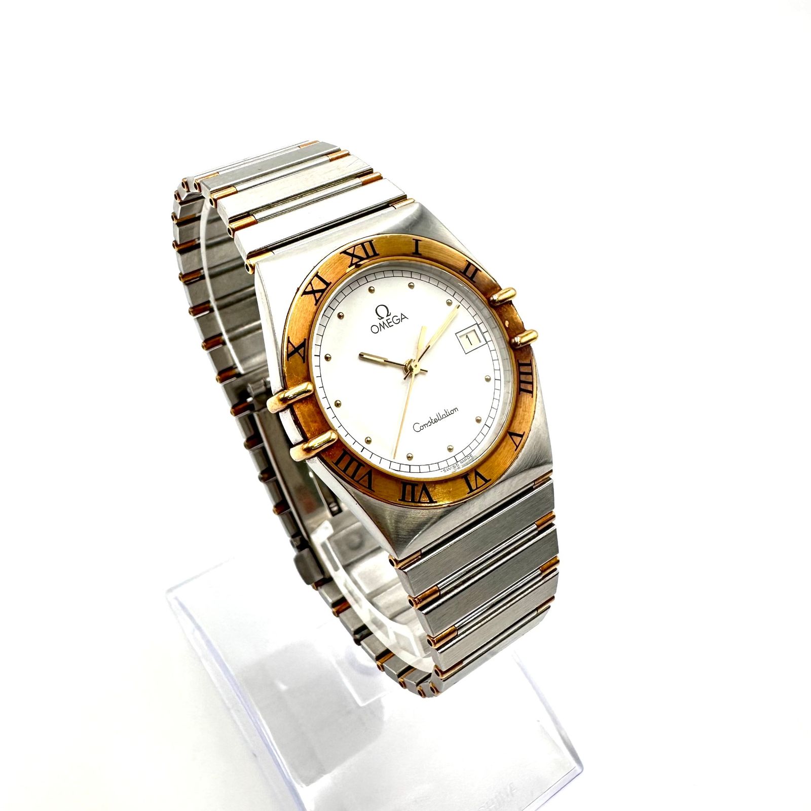 オメガ OMEGA コンステレーション YGベゼル クォーツ メンズ _774853 