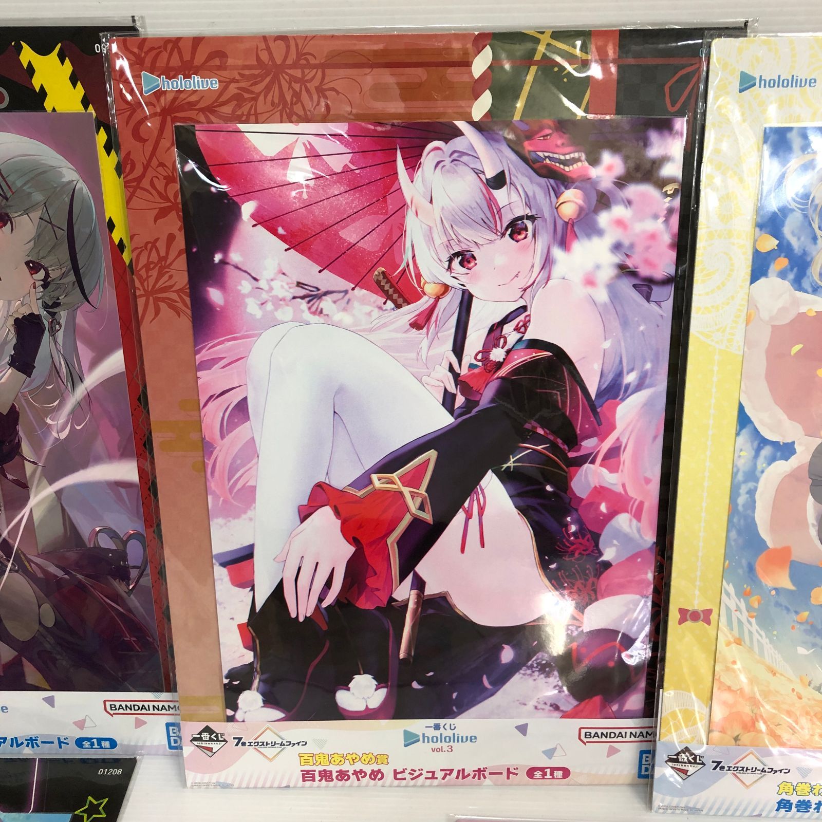 △一番くじ ホロライブ ビジュアルボード 9種セット 未使用品
