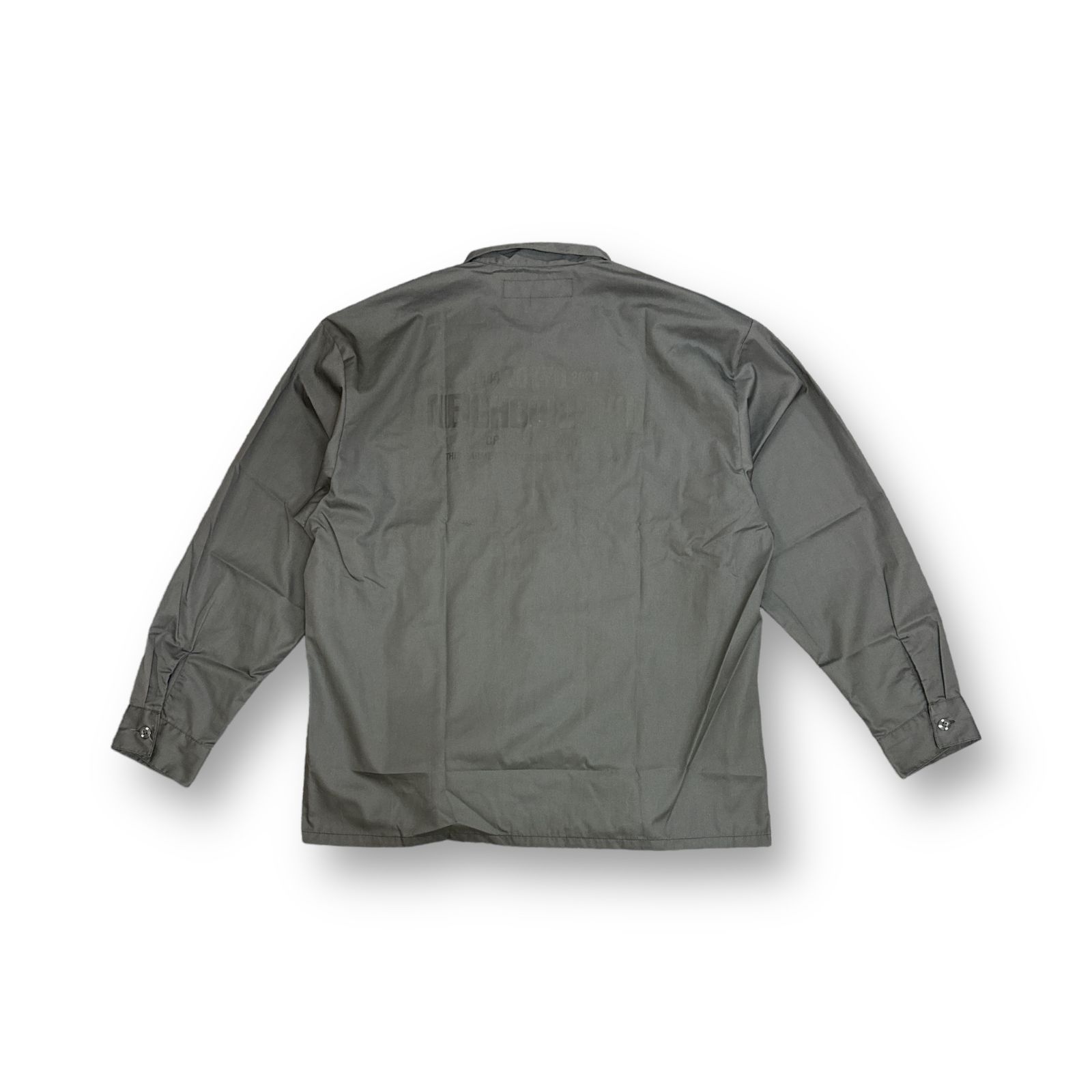 新品 NEIGHBORHOOD CLASSIC WORK SHIRT LS プリント ワッペン