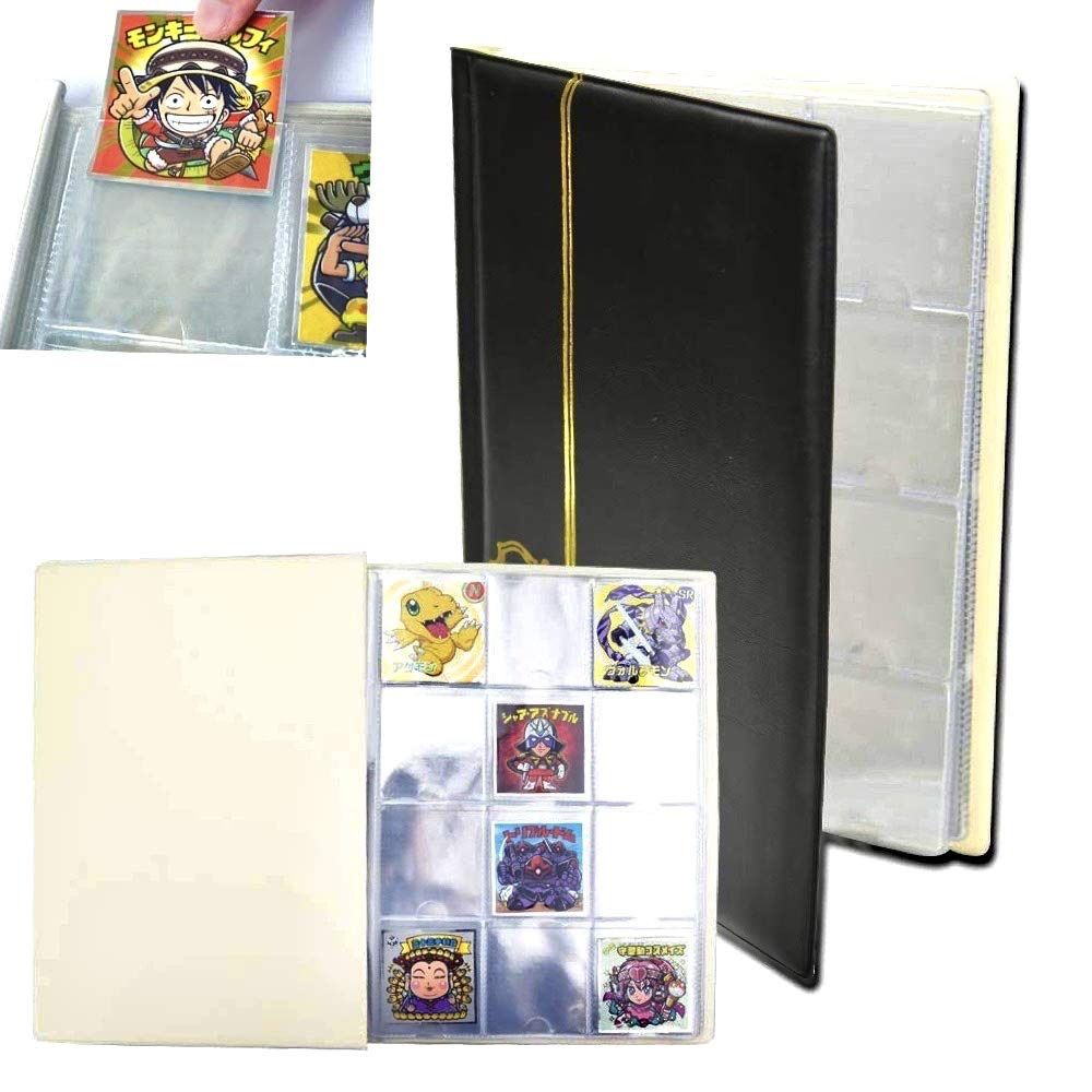 48mmシール専用】☆ビックリマンチョコシール用☆ 高級ファイル【黒