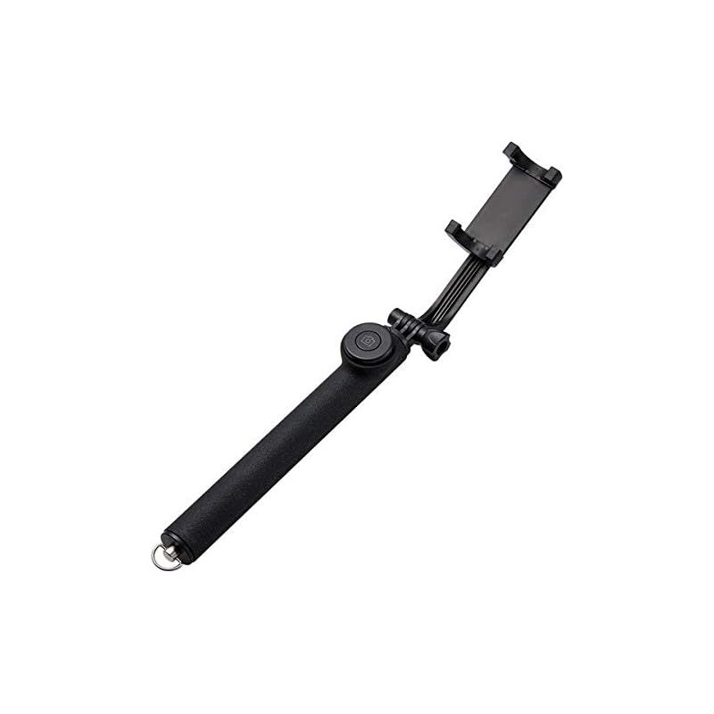 エレコム 自撮り棒 セルカ棒 Bluetooth リモコン付 100cm 【360回転】 ブラック P-SSB01RBK 1