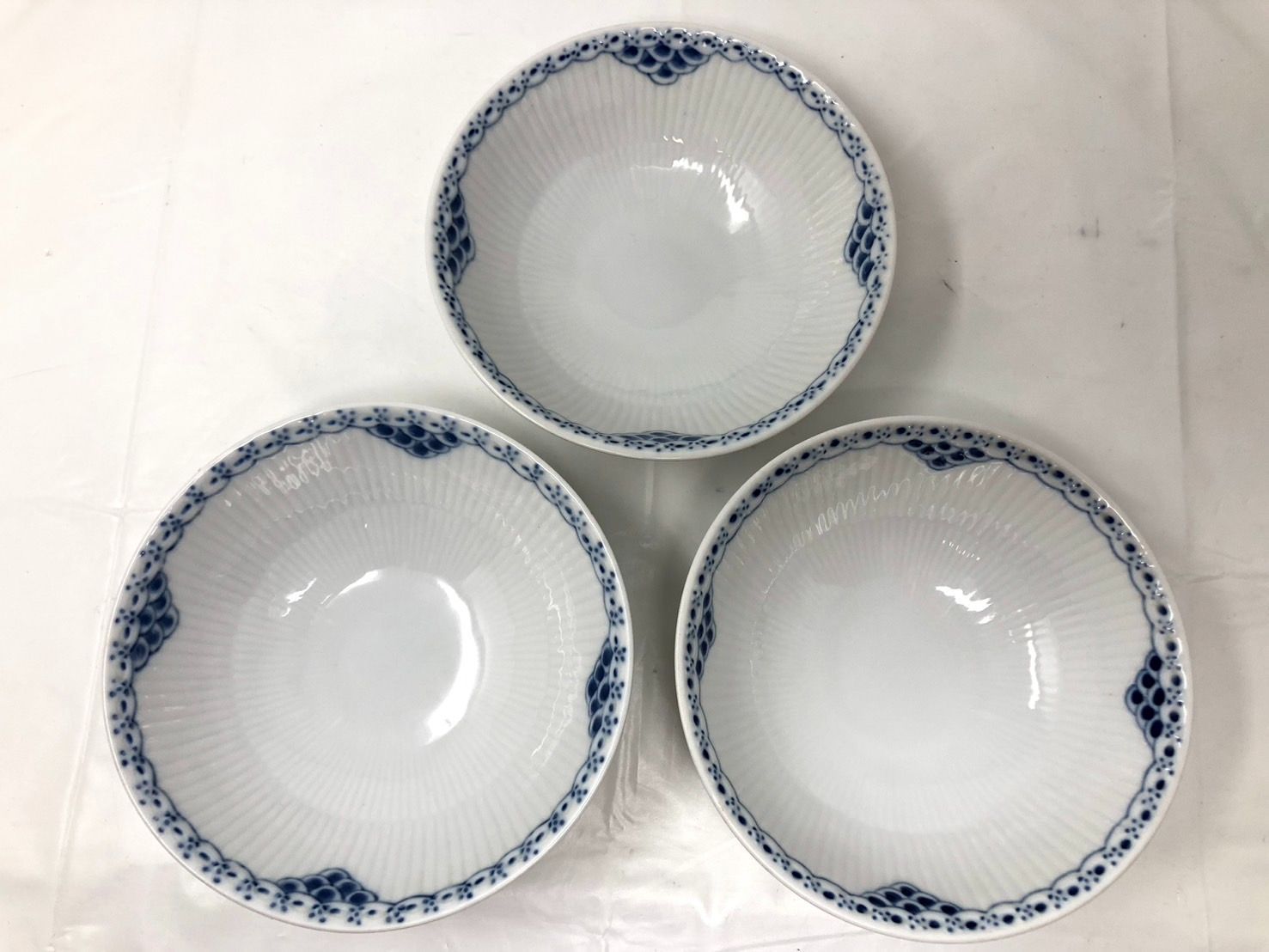 ◆ロイヤルコペンハーゲン ボウル 皿 食器 3個セット ◆18525