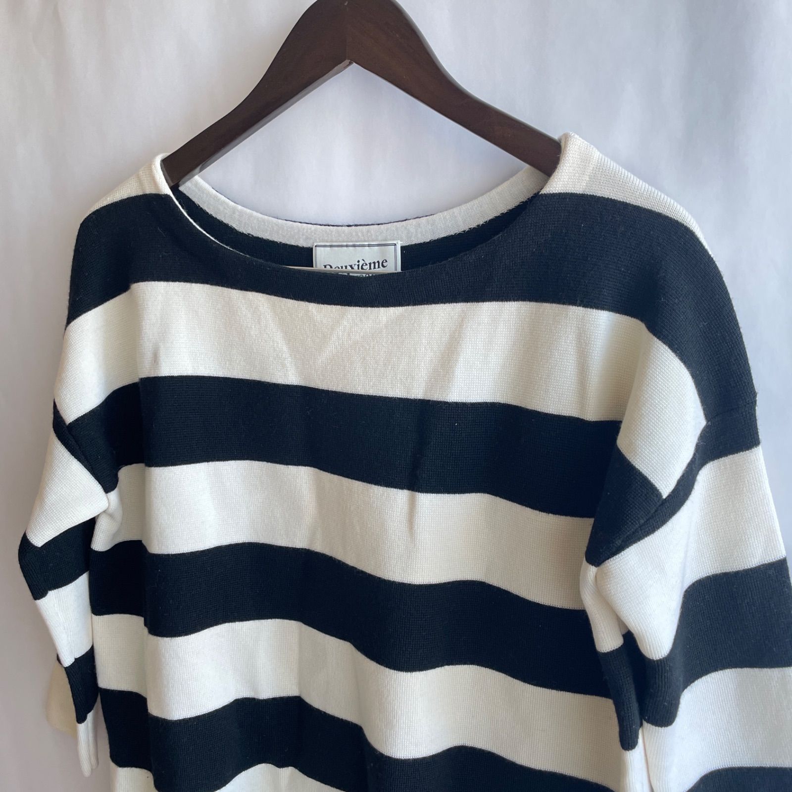 新品アパルトモン　ドゥーズィエムクラス　ボートネック　リブニット L'Appartement DEUXIEME CLASSE - アパルトモンドゥーズィエム