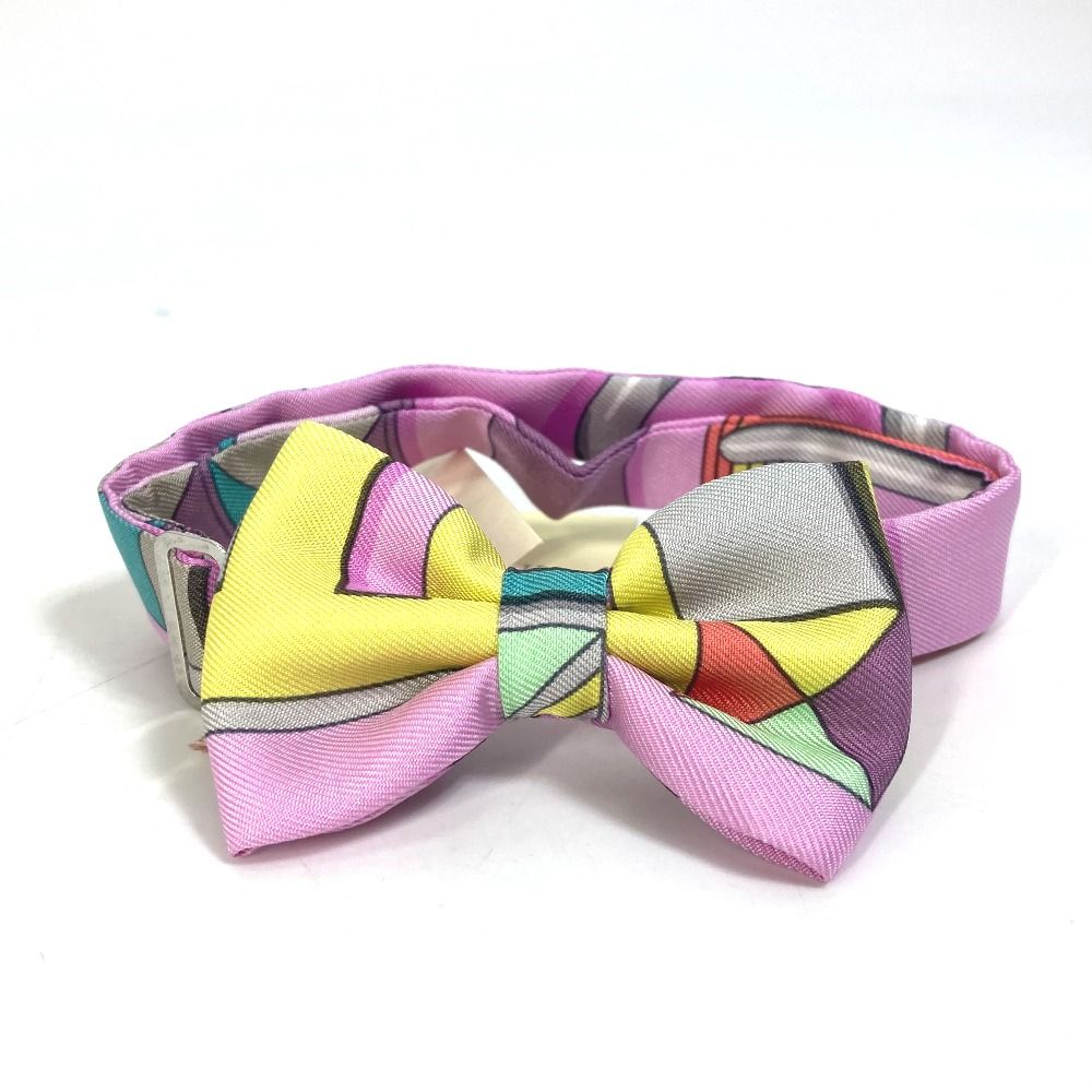 エルメス ヌーパピヨン 蝶ネクタイ リボン マルチカラー シルク エルメス ヌーパピヨン 蝶ネクタイ リボン マルチカラー シルク