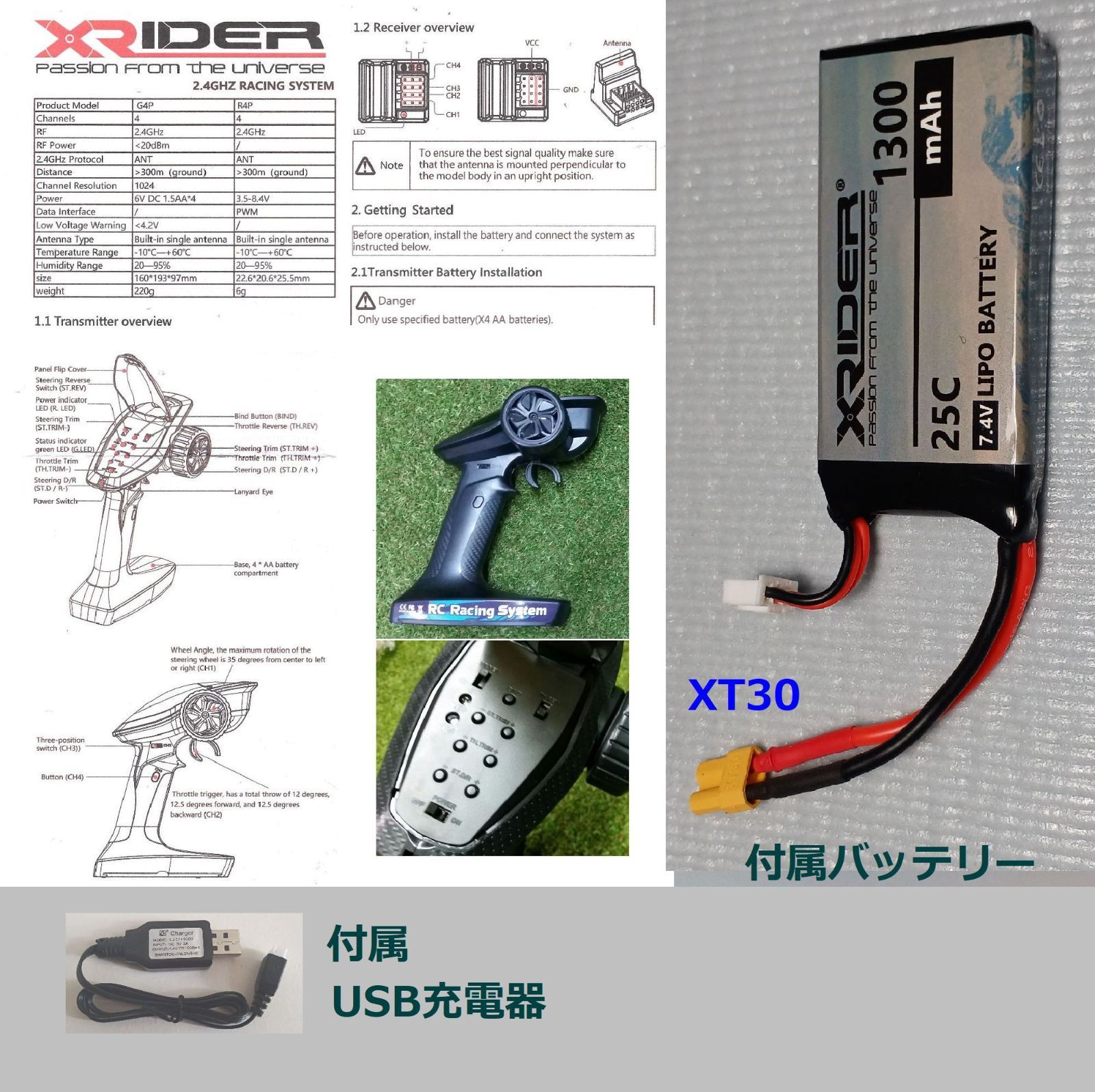 限定 特別セット XRider MARS RTR 1/8 国内発送☆強靭 カーボン