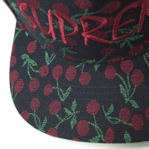 新品 SUPREME シュプリーム 23SS Cherries 5-panel Cap