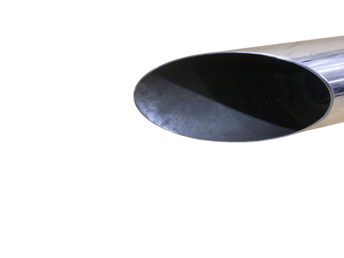 HONDA シャドウ400 NC34 社外 マフラー 2in1 フルエキ スラッシュカット 見た目凹み無さそう カスタム TOS-Z4365 BRIGHTFACE_UK