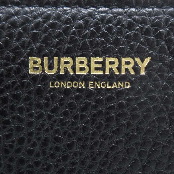 バーバリー 長財布 BURBERRY レザー ラージ ジップ アラウンド  