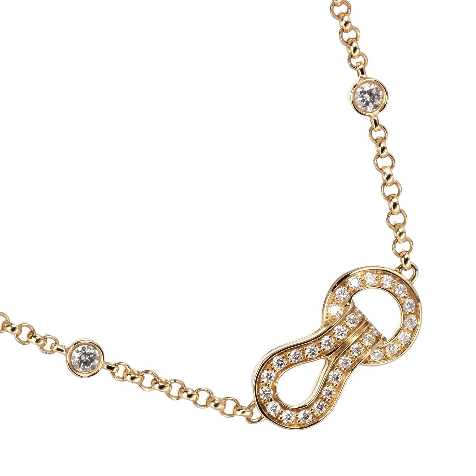 CARTIER】カルティエ アグラフ K18イエローゴールド×ダイヤモンド