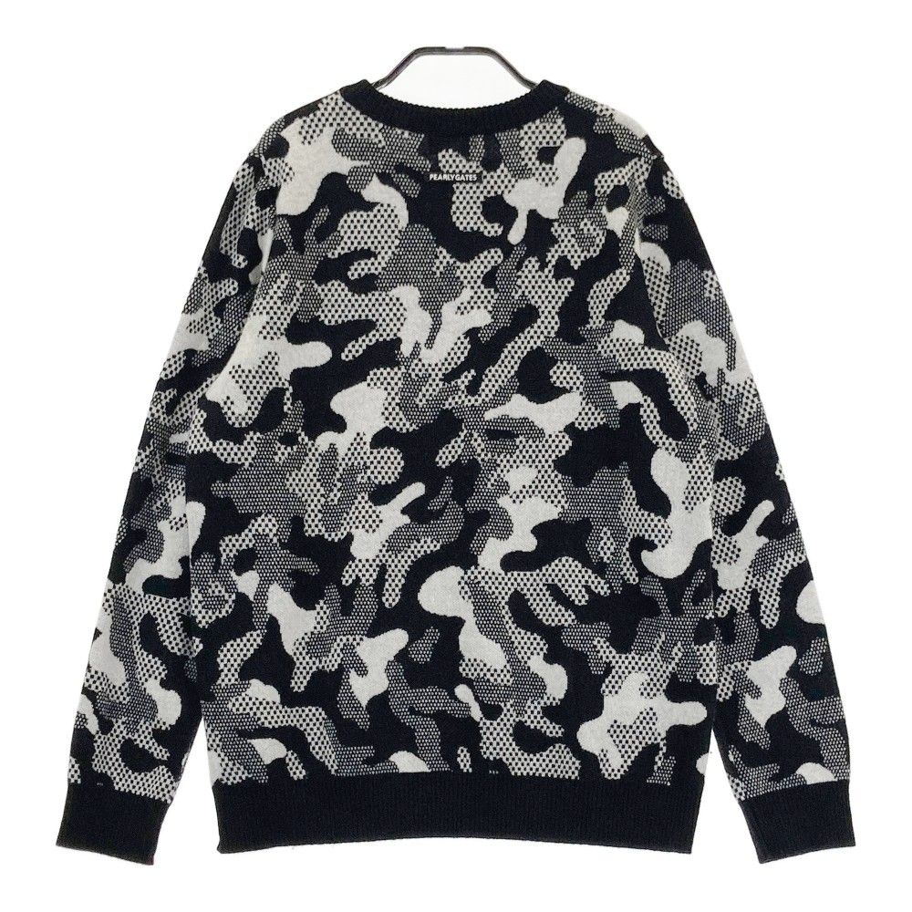 PEARLY GATES カモフラージュニットセーター サイズ1 PEARLY GATES カモフラージュニットセーター サイズ1