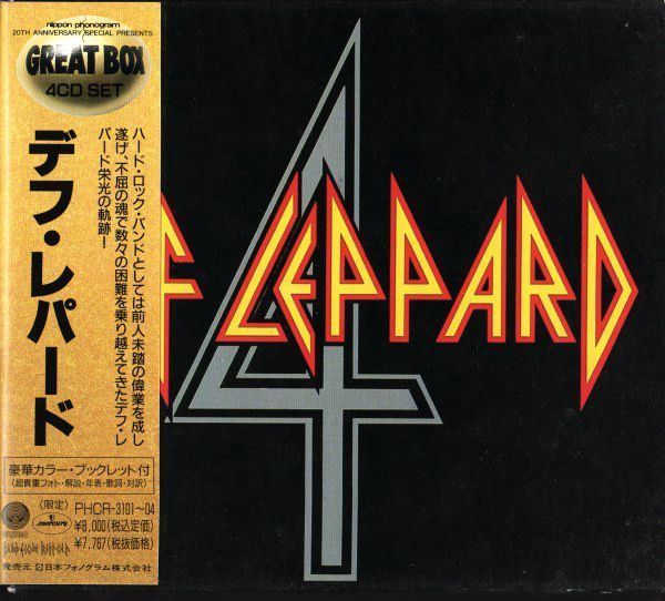 ポップス+ロック(洋楽) 4discs CD Def Leppard Def Leppard 4 PHCR310104 Mercury /00440 4discs CD Def Leppard Def Leppard 4 PHCR310104 Mercury /00440