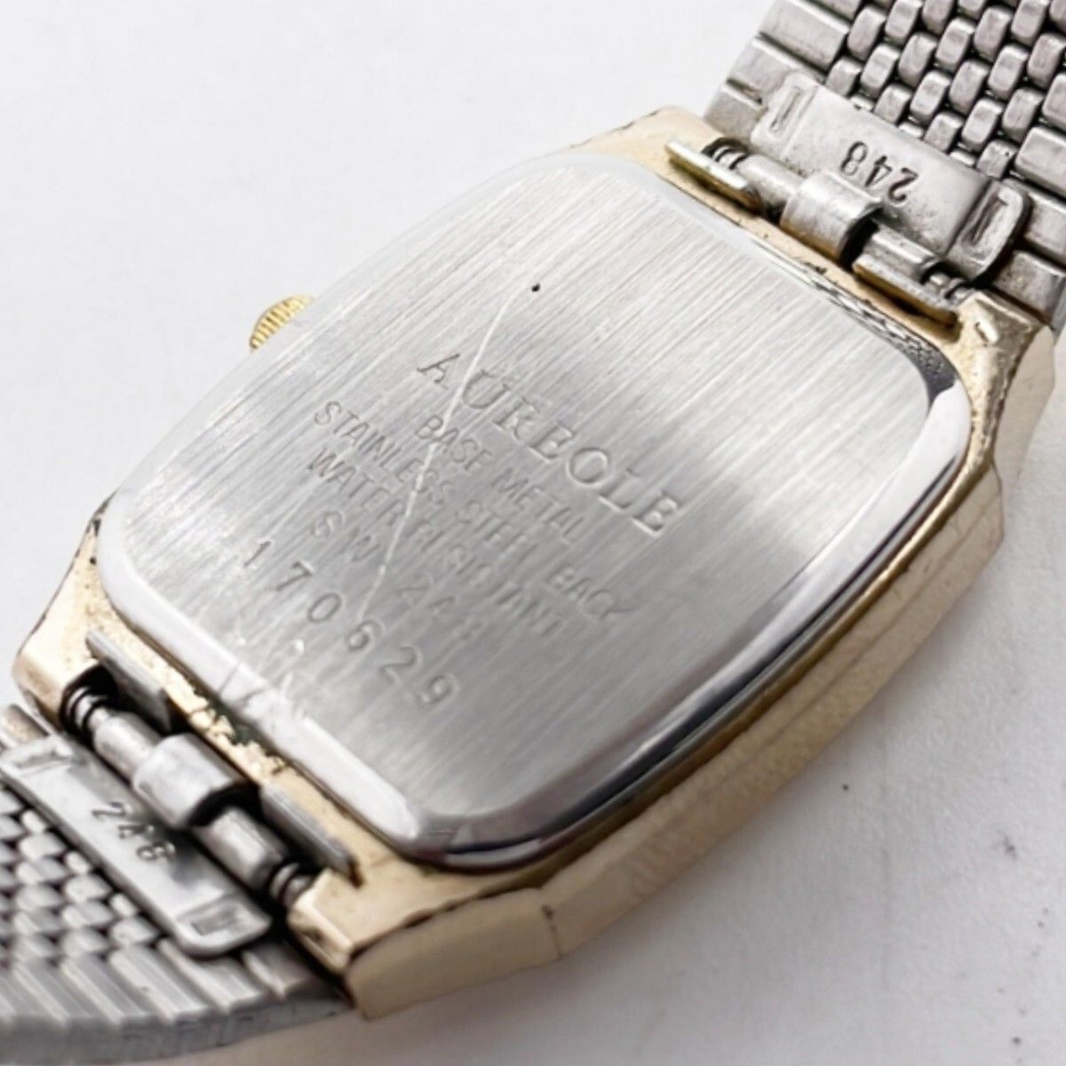 AUREOLE コインウォレット 24k SS 6NSW-565L 腕時計 楽天市場】AUREOLE オレオール メンズ腕時計 SS ゴールド