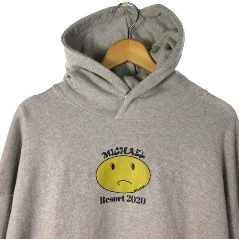 エフィレボル .efiLevol タグ付き SHMS-PC06 Michel Hoodie プルオーバー パーカー フーディー オーバー グレー 3