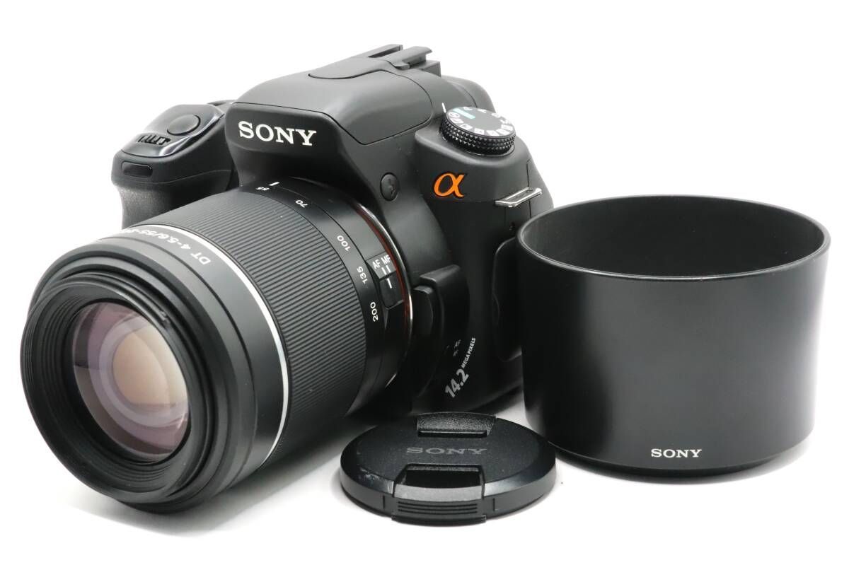 SONY α350 レンズ4本セット ☆極上品☆ソニー SONY α350 DSLR-A350 + DT 55-200mm F4-5.6 SAM