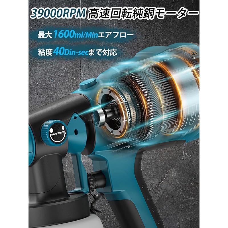 2×800ml大容量タンク