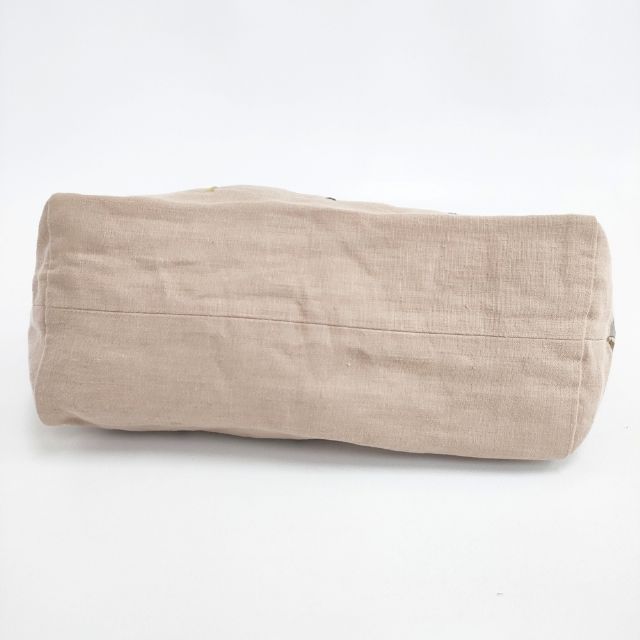 mina perhonen happa パニーニバッグ 刺繍 va9146 トートバッグ ベージュ レディース ミナペルホネン【中古】5-0929G∞ mina perhonen happa パニーニバッグ 刺繍 va9146 トートバッグ