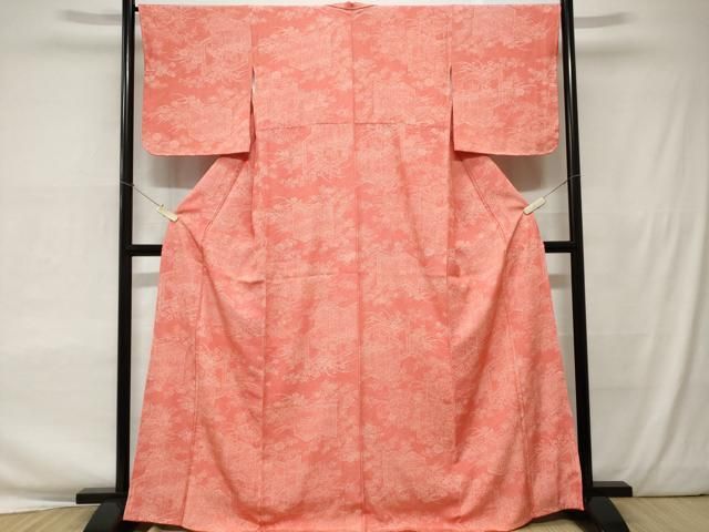 平和屋着物▽江戸小紋 単衣 鮫小紋柄 正絹 逸品 DAAV5335az