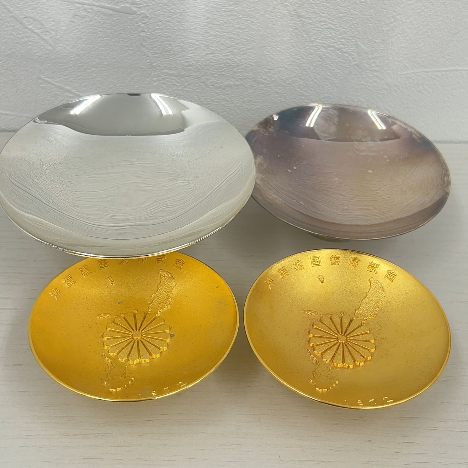 金杯 銀杯 純銀 24KGP 金メッキ おまとめ 1964東京オリンピック 菊紋章