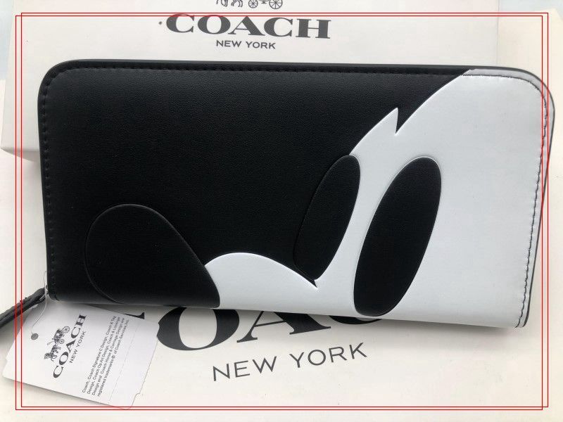 コーチ 長財布 COACH 財布 シグネチャー アコーディオンラウンドジップ ...