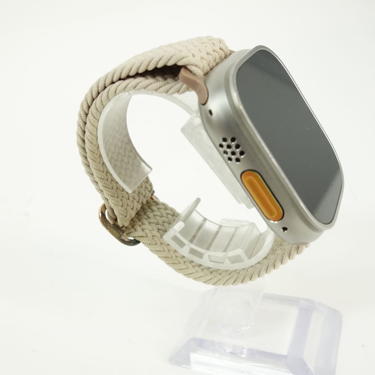 Apple Watch Ultra 49mm GPS Cellularモデル MQFW3J A チタニウムケース 社外バンド バッテリー最大容量100％ CHRISTIANNAURATH_COM_BR