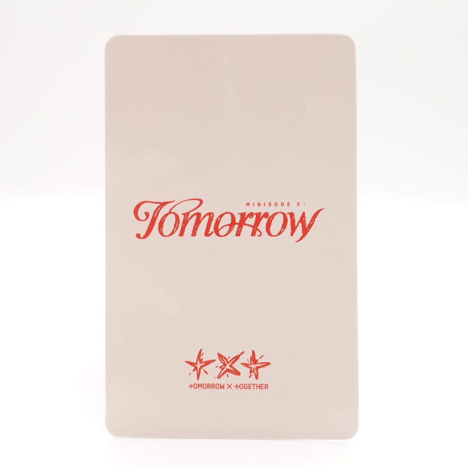 TXT テヒョン minisode 3: TOMORROW LIGHT VER. ラッキードロー トレカ