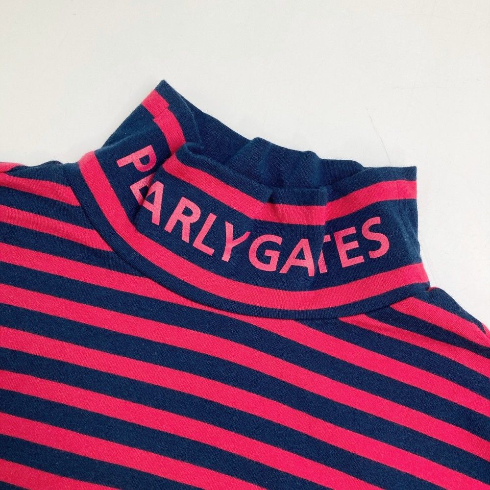 サイズ：2 PEARLY GATES パーリーゲイツ ハイネック 長袖シャツ