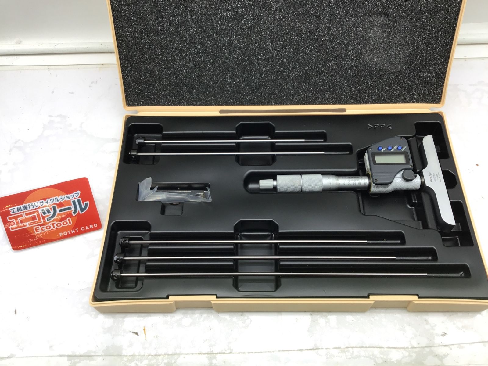 品 MITUTOYO|ミツトヨ 替ロッド形デプスマイクロメータ DMC100-150MX 329-250-30 ITPT4ZUQP1MW エコツール笠寺店 M02