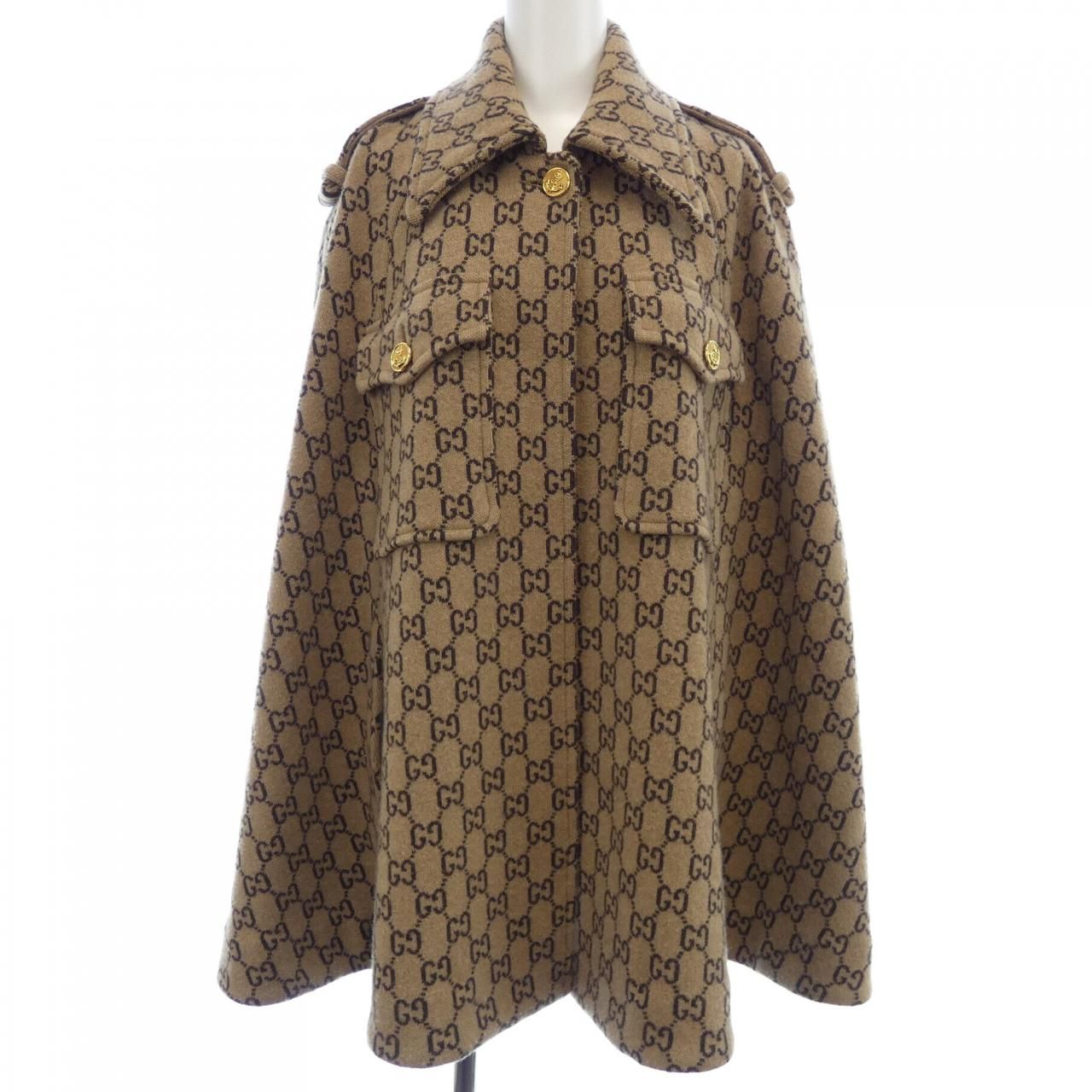 グッチ GUCCI GGウールケープ GGパターン 610488 XKA5U ケープ