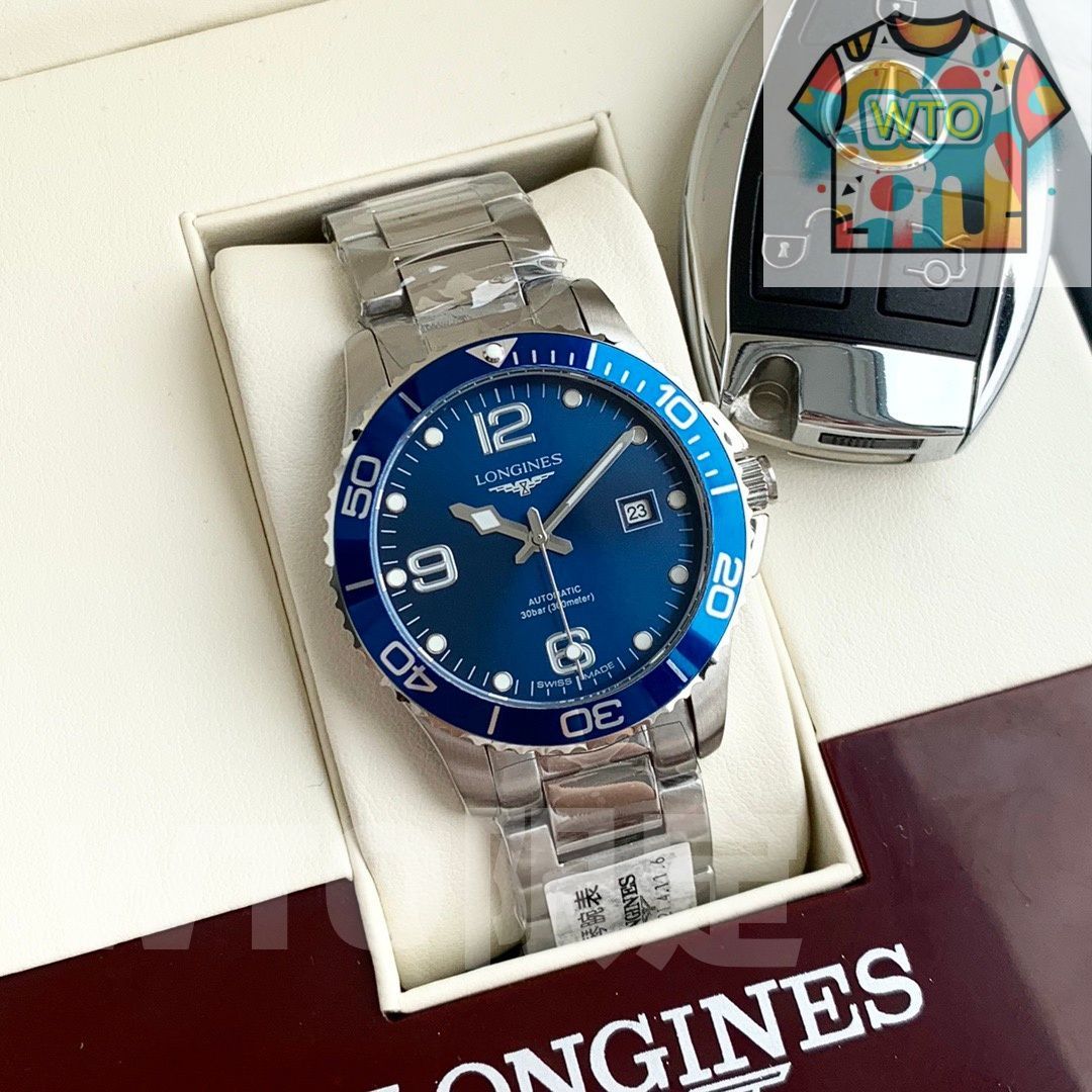 LONGINES ロンジン コンクエスト メンズ腕時計 40mm｜自動巻き