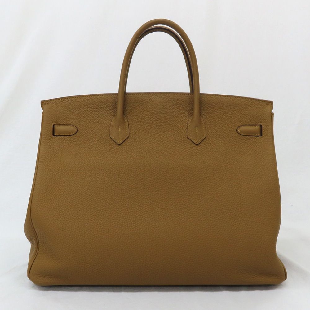 名古屋】エルメス バーキン40 トゴ ブロンズドレ シルバー金具  