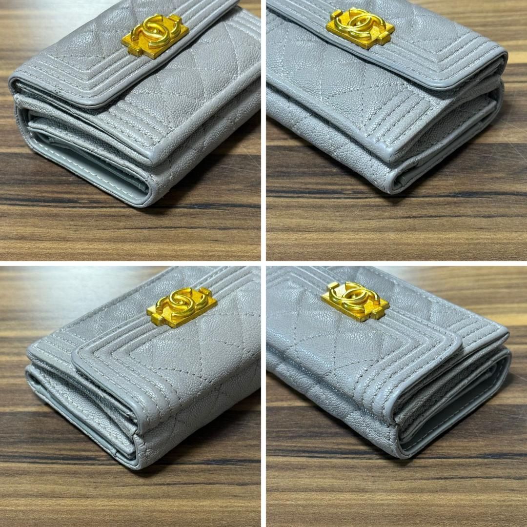 ⭐️美品 シールあり⭐️CHANEL 財布 三つ折り ボーイシャネル