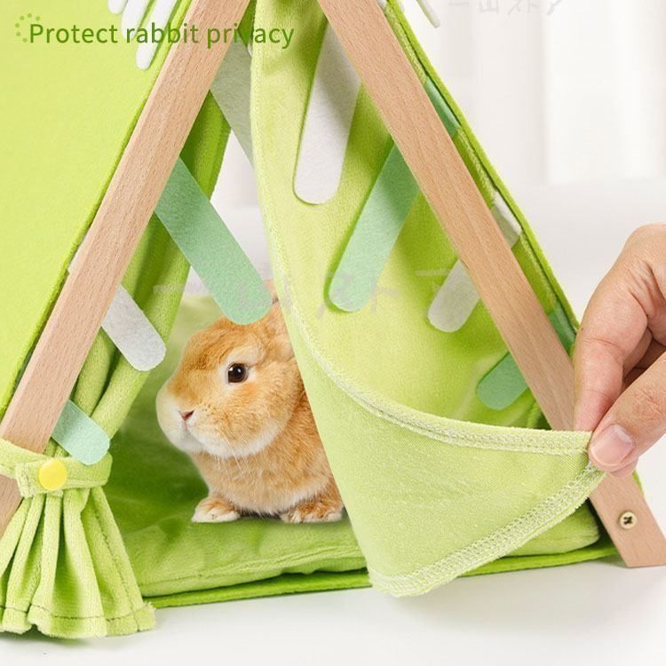 新品?未使用】 うさぎ テント 小動物 ペット用 ベッド うさぎ