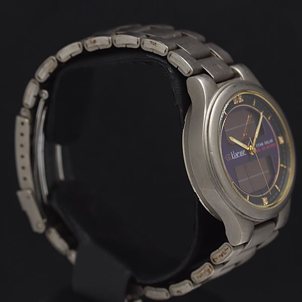 クロイゼ ソーラー ブルー文字盤 SK-176-C メンズ腕時計 2000000