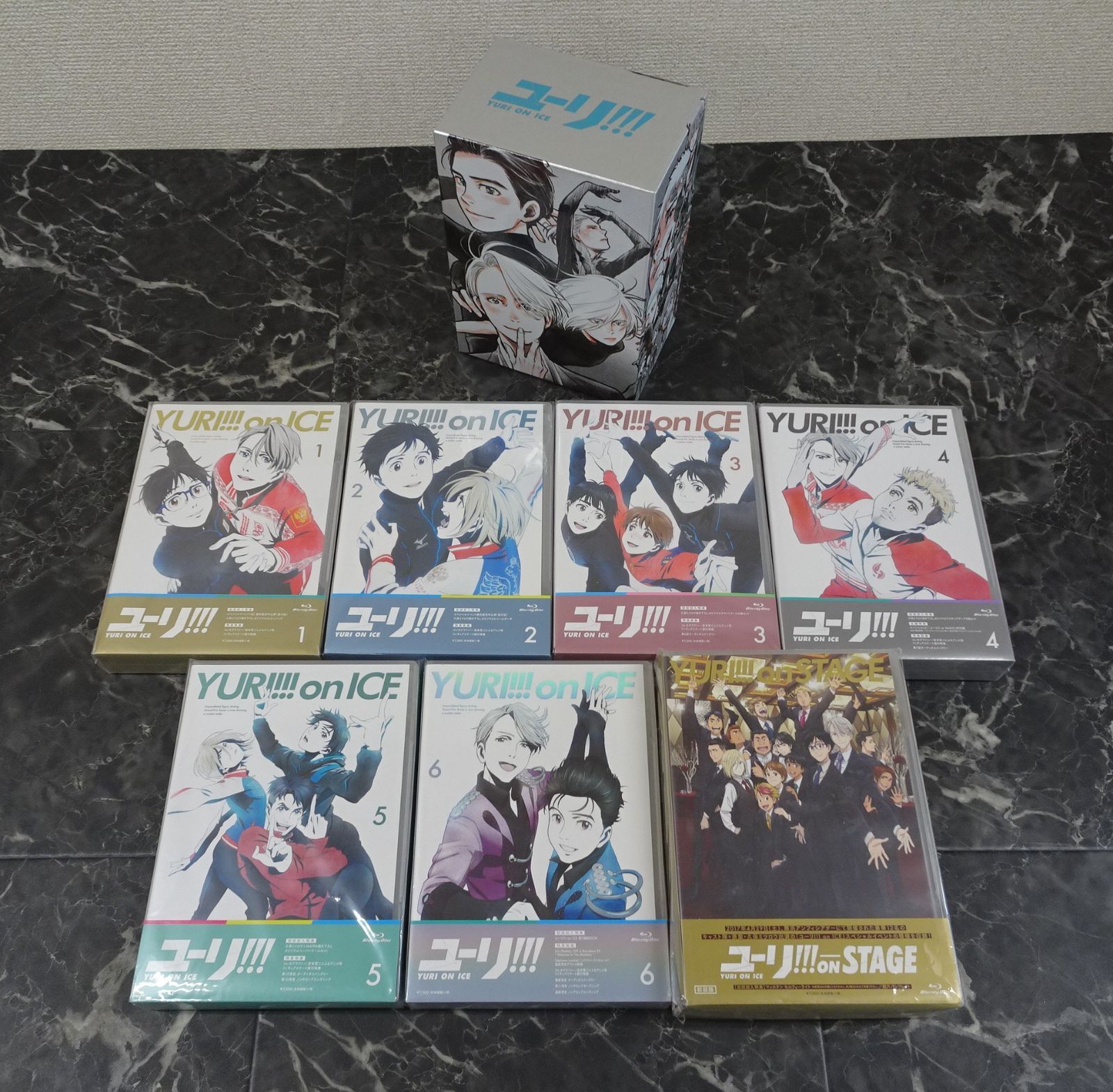 05.Blu-ray ユーリ!!! on ICE 1~6巻 全巻セット+アニメイト特典収納