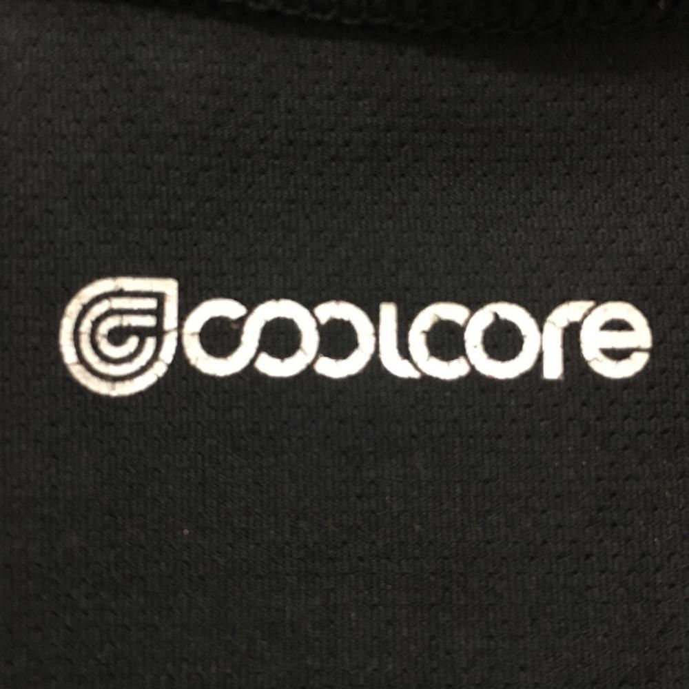 美品】マスターバニー 半袖ハイネックシャツ 黒×シルバー フロントロゴ