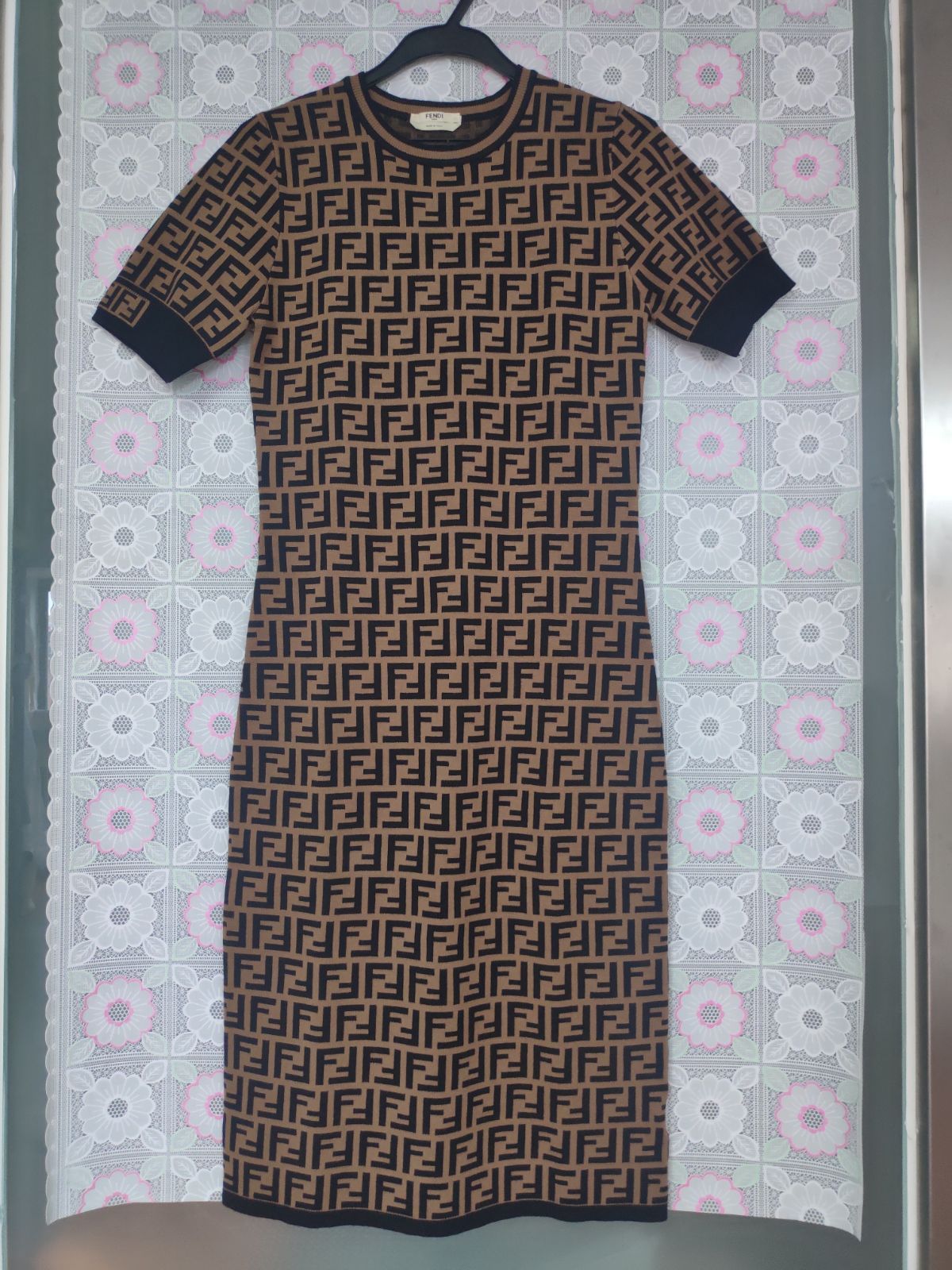 ?フェンディ FENDI ワンピース FFロゴ ショートドレス ◆レディース◆
