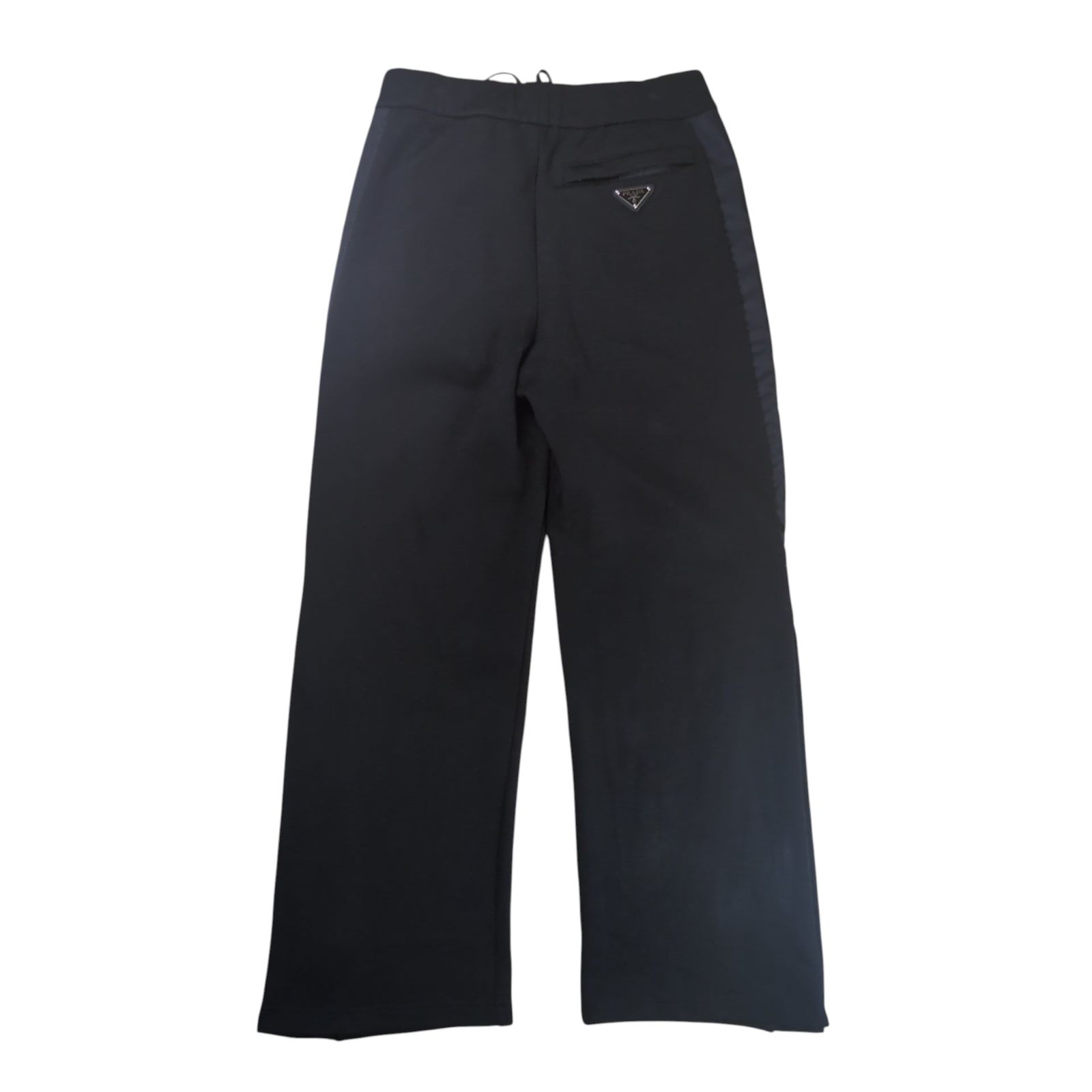 PRADA Triangle Logo Side Snap Straight Easy Pants