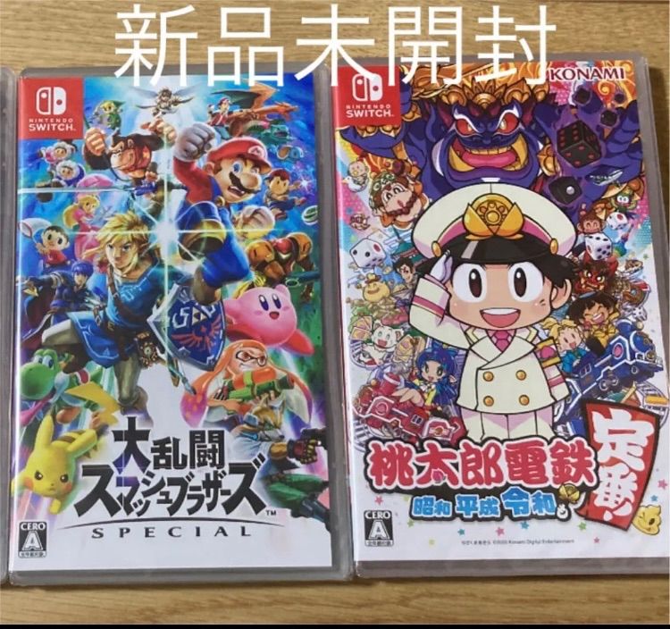 【Switchソフト3本セット】スマブラ、桃鉄、マリカー