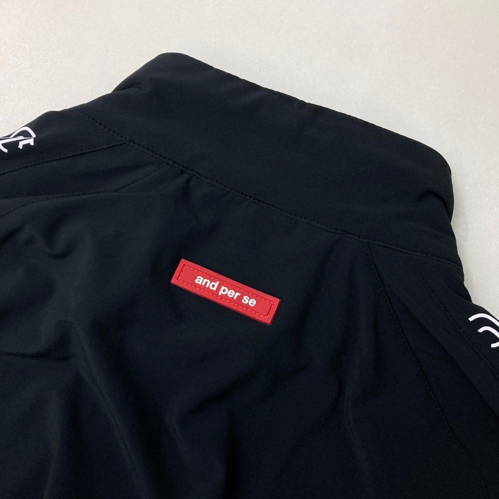 【美品】and per se ブラックジャケット L 美品and per se ブラックジャケット L 美品and per se ブラック