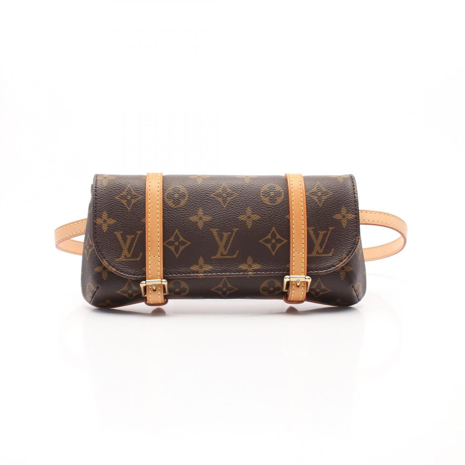 ルイ ヴィトン LOUIS VUITTON ウエストバッグ ボディバッグ ポシェット マレル M51159 PVCコーティングキャンバス レザー ポシェット マレル レディース Used A