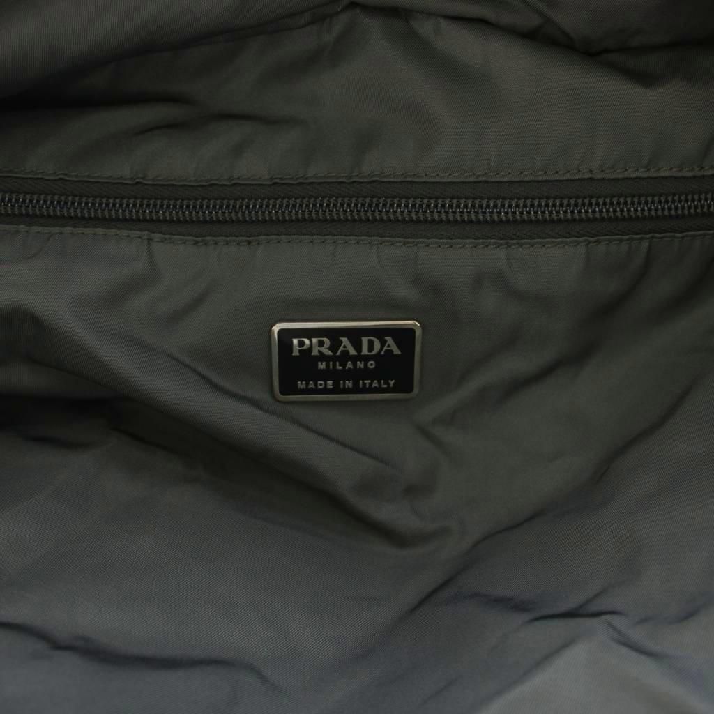 美品✨ プラダスポーツ ボストンバッグ ロゴ 2way 紺 南京錠 ネームタグ PRADA プラダ ナイロンボストンバッグ 三角ロゴ 南京錠付き 2240
