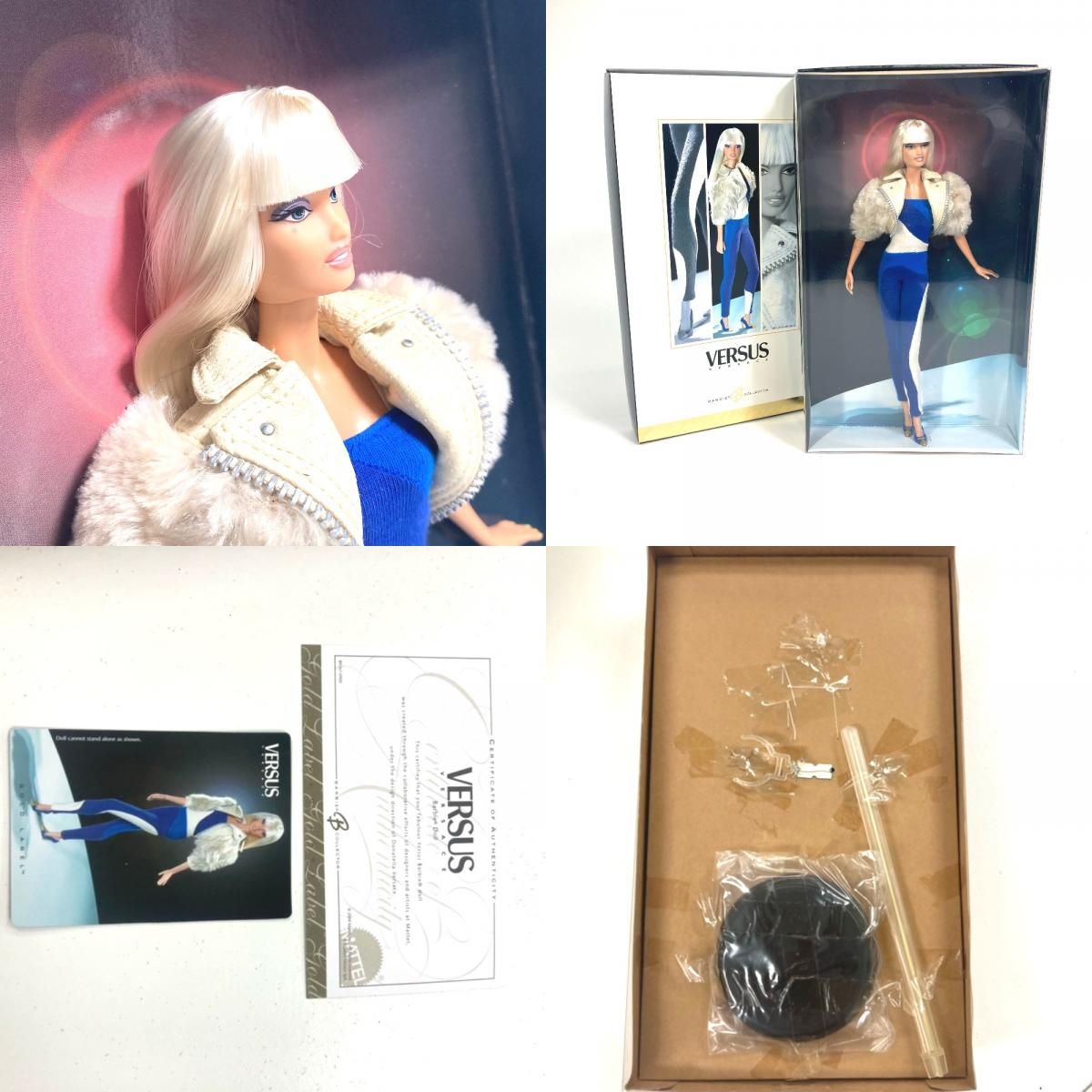 Barbie Versace GOLD 仰っ LABEL バービー ヴェルサーチ 希少