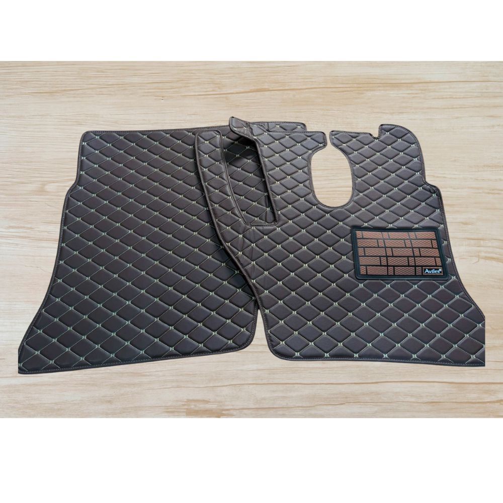 日野 レンジャープロ ワイド H14.02-29.03 トラックマットレザーマット 運転席 助手席セットフロアマット おしゃれ 車 おすすめ