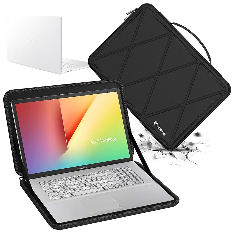 Smatree ハードEVA保護スリーブケース 17.3インチ ASUS Vivobook 17X (K3704) 、17.3インチ ASUS Vivobook 17 (F1704) ラップトップ用ハードケース 防水 360度耐衝撃 (X8314)