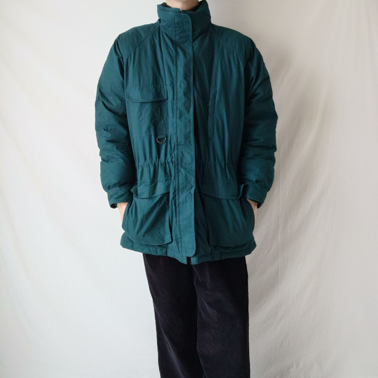 90s】Eddie Bauer エディーバウアー グースダウンジャケット 緑 - メルカリ