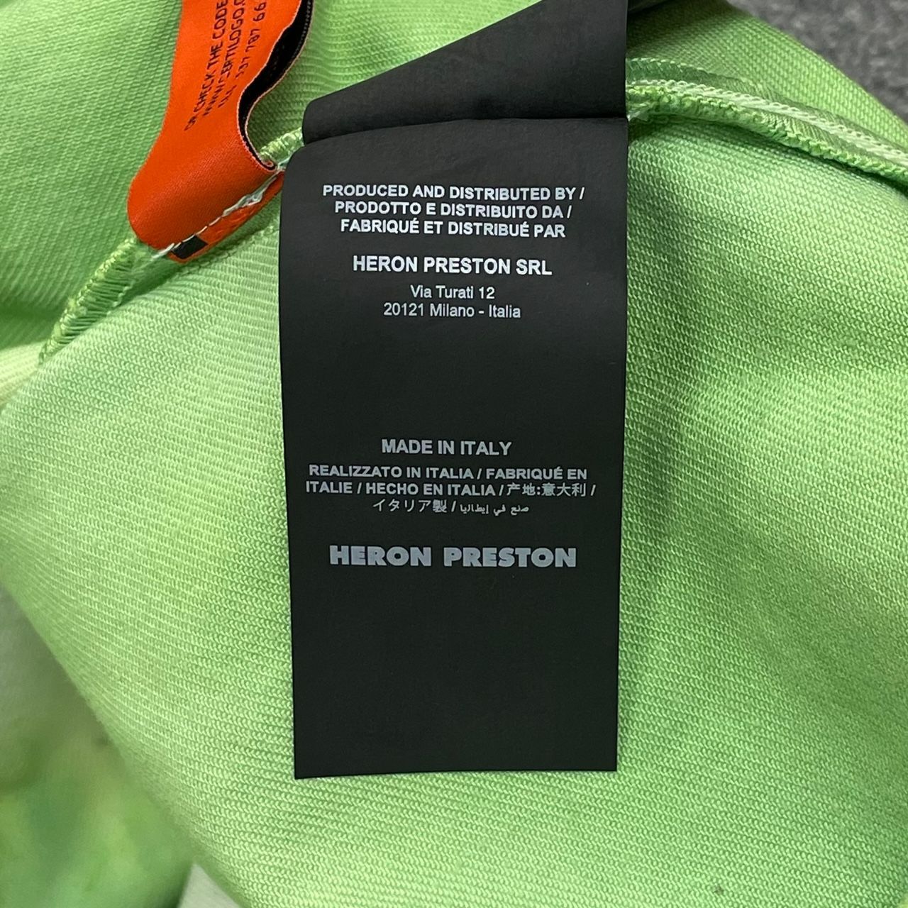 未使用品 HERON PRESTON 21AW タイダイ デニム シャツ ジャケット 
