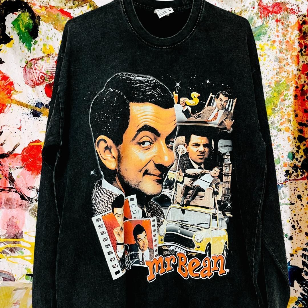 ミスタービーン メンズ リプリント ロンT 長袖 新品 コメディ 芸人 