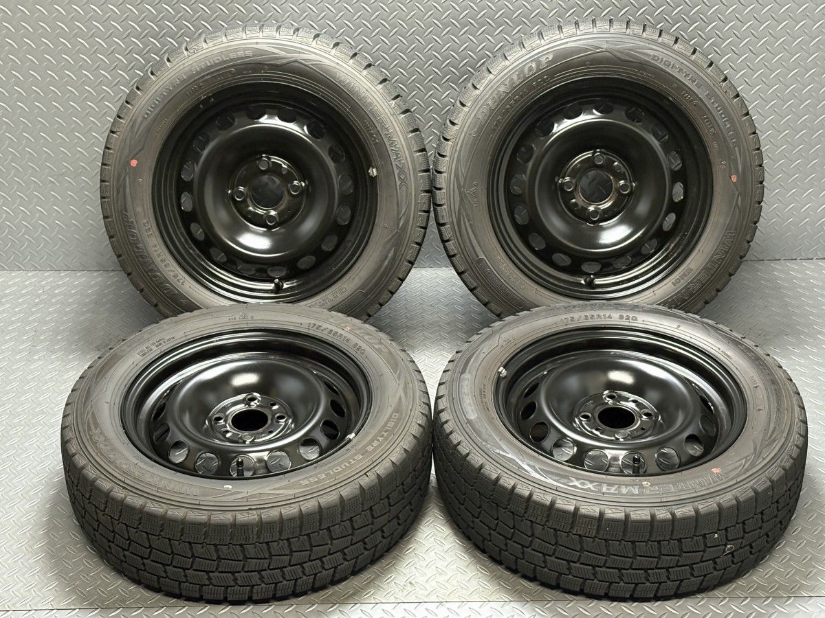 FIAT フィアット 500 純正 14インチ スチールホイール 4本セット